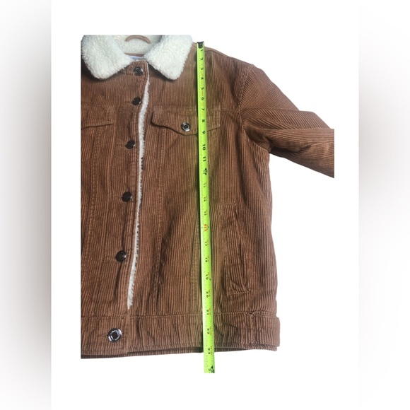 Bershka woman’s corduroy fleece jacket size small - Picture 9 of 11